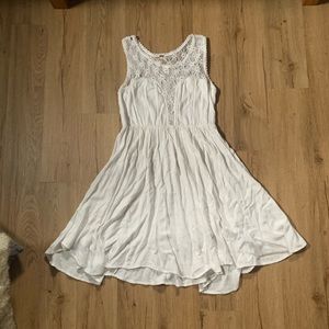 FREE PEOPLE DRESS white, boho, like new